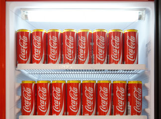 Koeln  Deutschland  Coca Cola auf der Messe Anuga
