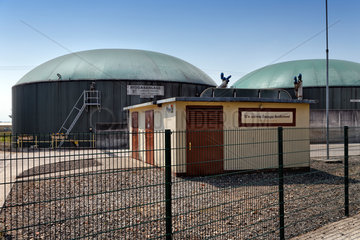 Welzow  Deutschland  Biogasanlage der Agrargenossenschaft in Proschim