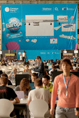 Berlin  Deutschland  Besucher auf der Campus Party Europe in Berlin