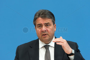 Berlin  Deutschland  Sigmar Gabriel  SPD  Bundesminister fuer Wirtschaft und Energie