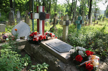 Sopockin  Weissrussland  Grab des polnischen Brigadegenerals Jozef Olszyna-Wilczynski