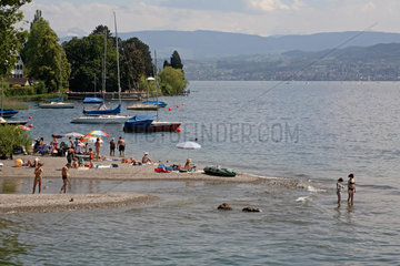 Schweiz  Strandbad am Zuerichsee