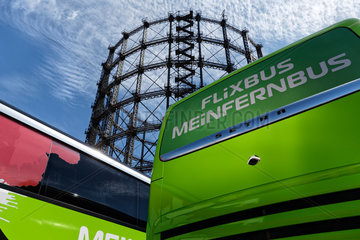 Berlin  Deutschland  neue Fernbus-Doppeldecker von MeinFernbus Flixbus