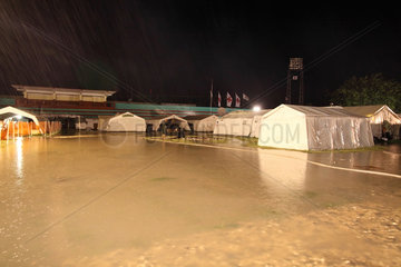 Carrefour  Haiti  Ueberschwemmung nach Monsumregen im Deutschen Roten Kreuz Field Hospital