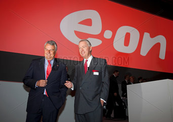 Essen  Deutschland  Dr. Wulf H. Bernotat und Ulrich Hartmann der E.ON AG