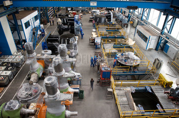 Wismar  Deutschland  Werkhalle der Schottel Schiffsmaschinen GmbH
