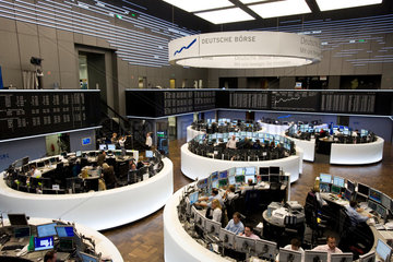 Frankfurt am Main  Deutschland  Handelssaal der Frankfurter Wertpapierboerse
