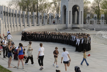 National Worldwar II Memorial mit Chor