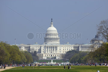 United States Capitol  Blick vom Washington Monument