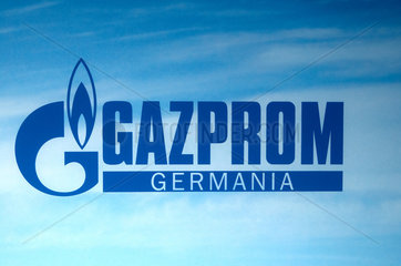 Berlin  Deutschland  das Logo von Gazprom Germania