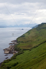 Staffin  Grossbritannien  Kuestenlandschaft der Isle of Skye