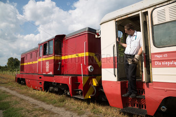 Polen  Mikoszewo  Schmalspurbahn