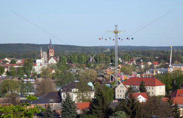 Werder  Deutschland  Stadtuebersicht zum Baumbluetenfest