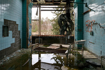 Beelitz-Heilstaetten  Deutschland  ein alter Operationssaal des ehemaligen Sanatoriums Beelitz-Heilstaetten