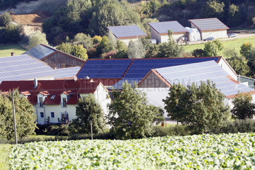 Solardaecher in Bayern