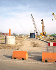 Aussichtsplattform Baustelle Hafencity
