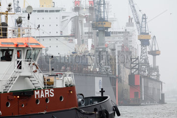 Hamburg  Deutschland  Hafenschlepper Mars im Hamburger Hafen