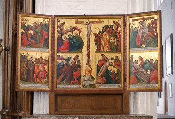 Luebeck  Deutschland  der Altar der kanonischen Tageszeiten im Luebecker Dom