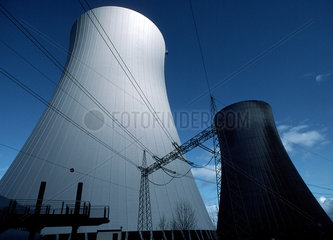 Atomkraftwerk Philippsburg - Kuehltuerme