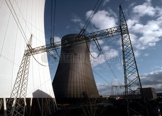 Atomkraftwerk Philippsburg - Kuehltuerme