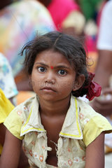 Mallikarjun Nagar  Indien  das Portrait eines Maedchens