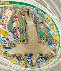 Supermarkt-Panorama in Blomberg