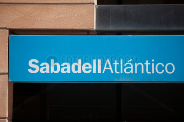 Barcelona  Spanien  Filiale der Bank Sabadell Atlantico