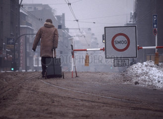 Smogalarm am 18.1.1985 in Essen