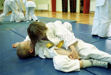 Kinder beim Judo