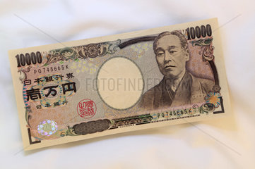 Berlin  Deutschland  10000-Yen-Banknote