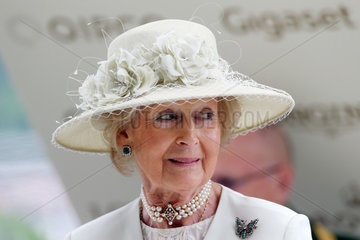 Royal Ascot  Portrait of HRH Princess Alexandra  Lady Ogilvy