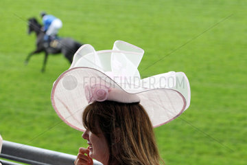 Royal Ascot  Fashion  woman with hat at the racecourse