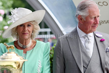 Royal Ascot  Portrait of Prince Charles and the Duchess of Cornwall  Camilla Mountbatten-Windsor