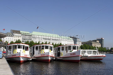 Binnenalster  Alsterflotte  Hamburg