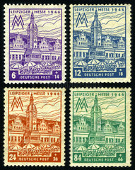 Leipziger Messe 1946  Briefmarken