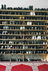 Schuhe in Moschee