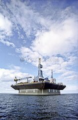 Prudhoe Bay  Alaska/US  Ölförder-Plattform
