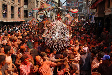 Nepal  Bisket Jatra Festival