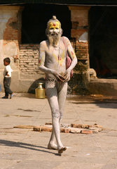 Sadhu (heiliger Mann) in Nepal
