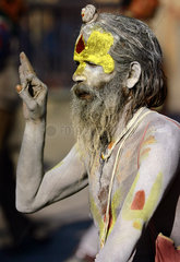 Sadhu (heiliger Mann) in Nepal