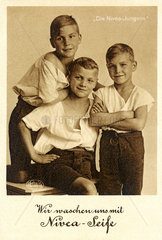 Die Nivea-Jungens  Nivea-Werbung  1925