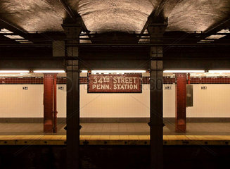 U-Bahnhof 34th street Penn. Station  New York City