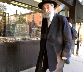 Orthodoxer Jude im Stadtteil Williamsburg  Brooklyn  New York City