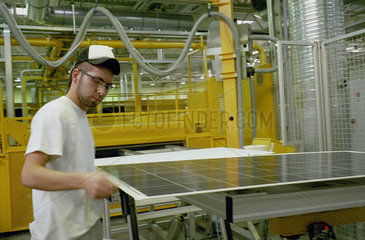 Solarglas-Produktion Fa. Scheuten