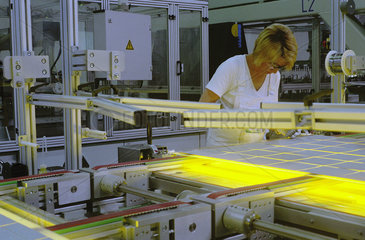 Solarglas-Produktion Fa. Scheuten