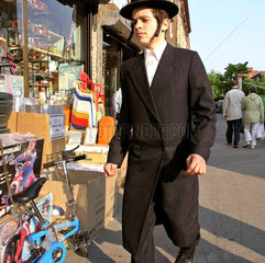 Orthodoxer Jude im Stadtteil Williamsburg  Brooklyn  New York City