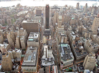 Manhattan New York City  Blick nach Westen