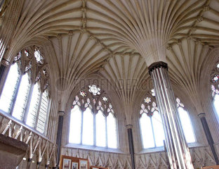 Chapter House  Kathedrale von Wells  Somerset  England