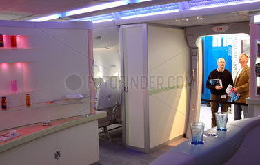 Innenausstattung fuer den A380  Touristenklasse