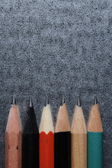 Bleistiftspitzen  verschiedene Farben